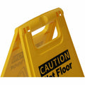 Genuine Joe Universal Graphic Wet Floor Sign, Yellow, 3 / Bundle, GJO85117BD