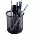 Lorell Mesh Wire Pencil Cup Holders, Black, 6 / Box, LLR84149BX