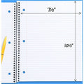ACCO Mead One-subject Spiral Notebook, 8" x 10 1/2", 12 / Bundle, MEA05512BD