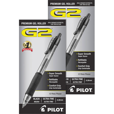 Pilot G2 Premium Gel Ink Retractable Pens, 2 / Bundle, PIL31277BD