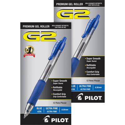 Pilot G2 Premium Gel Ink Retractable Pens, 2 / Bundle, PIL31278BD
