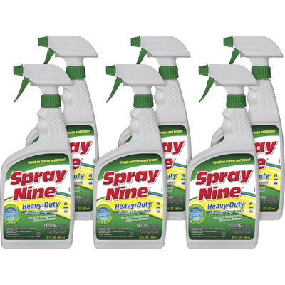 Illinois Tool Works Permatex Heavy-Duty Cleaner/Degreaser w/Disinfectant, Clear, 6 / Bundle, PTX26825BD