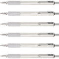 Zebra STEEL 7 Series F-701 Retractable Ballpoint Pen, 6 / Box, ZEB29411BX