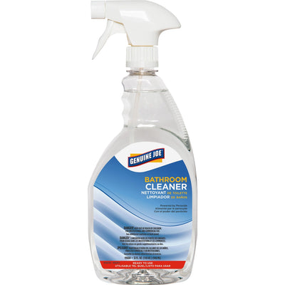 Genuine Joe Peroxide-Powered Bathroom Cleaner, Clear, GJO99668