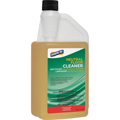 Genuine Joe Neutral Floor Cleaner, Yellow, GJO99671
