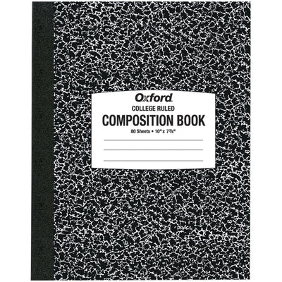 Oxford Tops College-ruled Composition Notebook, 7 7/8" x 10", OXF26252