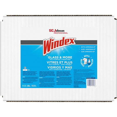 S. C. Johnson & Son Windex Cleaner Bag-In-A-Box, Blue, SJN696502
