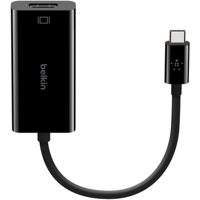 Belkin USB-C to HDMI Adapter (For Business / Bag & Label), Black, BLKB2B144BLK