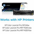 HP 202A (CF502A) Original Standard Yield Laser Toner Cartridge - Yellow -, HEWCF502A
