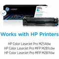 HP 202A (CF501A) Original Standard Yield Laser Toner Cartridge - Cyan -, HEWCF501A