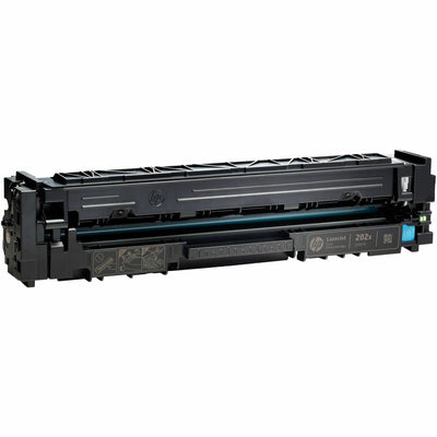 HP 202X (CF501X) Original High Yield Laser Toner Cartridge - Cyan -, HEWCF501X