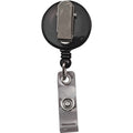 Advantus Snap Clip Retractable ID Reel, Black, 25 / Pack, AVT75666