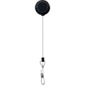 Advantus Snap Clip Retractable ID Reel, Black, 25 / Pack, AVT75666