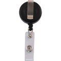 Advantus Snap Clip Retractable ID Reel, Black, 25 / Pack, AVT75666