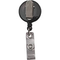 Advantus Snap Clip Retractable ID Reel, Black, 12 / Pack, AVT75667