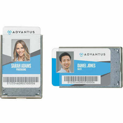 Advantus RFID Blocking Badge Holder, Clear, 20 / Pack — view 1