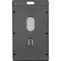 Advantus Vertical Rigid ID Badge Holder, Black, 6 / Pack, AVT97068