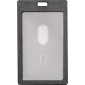 Advantus Vertical Rigid ID Badge Holder, Black, 6 / Pack, AVT97068