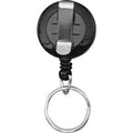 Advantus Clip-on Ring Retractable ID Reel, Black, 12 / Box, AVT97121