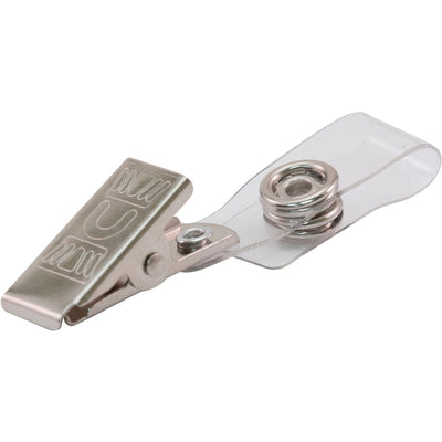 Advantus ID Badge Clip Adapters, Silver, 25 / Pack — view 1