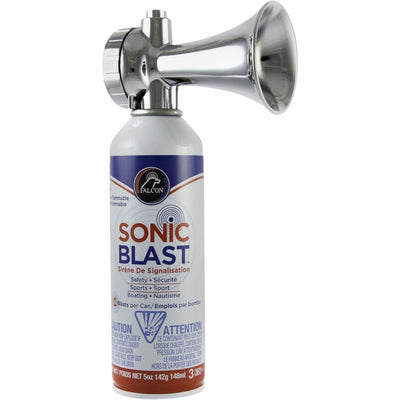 Falcon Safety Sonic Blast Horn, Chrome, FALFSB5CBU