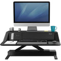 Fellowes Lotus DX Sit-Stand Workstation, Black, FEL8080301