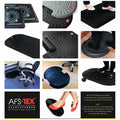 Floortex AFS-TEX 2000 Black Active Anti-Fatigue Mat - 20" x 32", FLRFCA22032BK