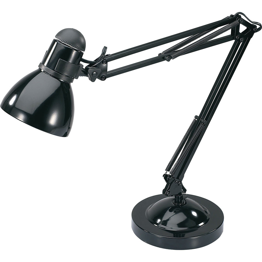 Lorell Architect LED Desk Lamp with Clamp, Black, LLR99954