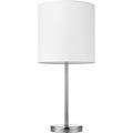Lorell LED Contemporary Table Lamp, Silver, LLR99966