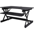 Lorell Adjustable Desk Riser Plus, Black, LLR99983