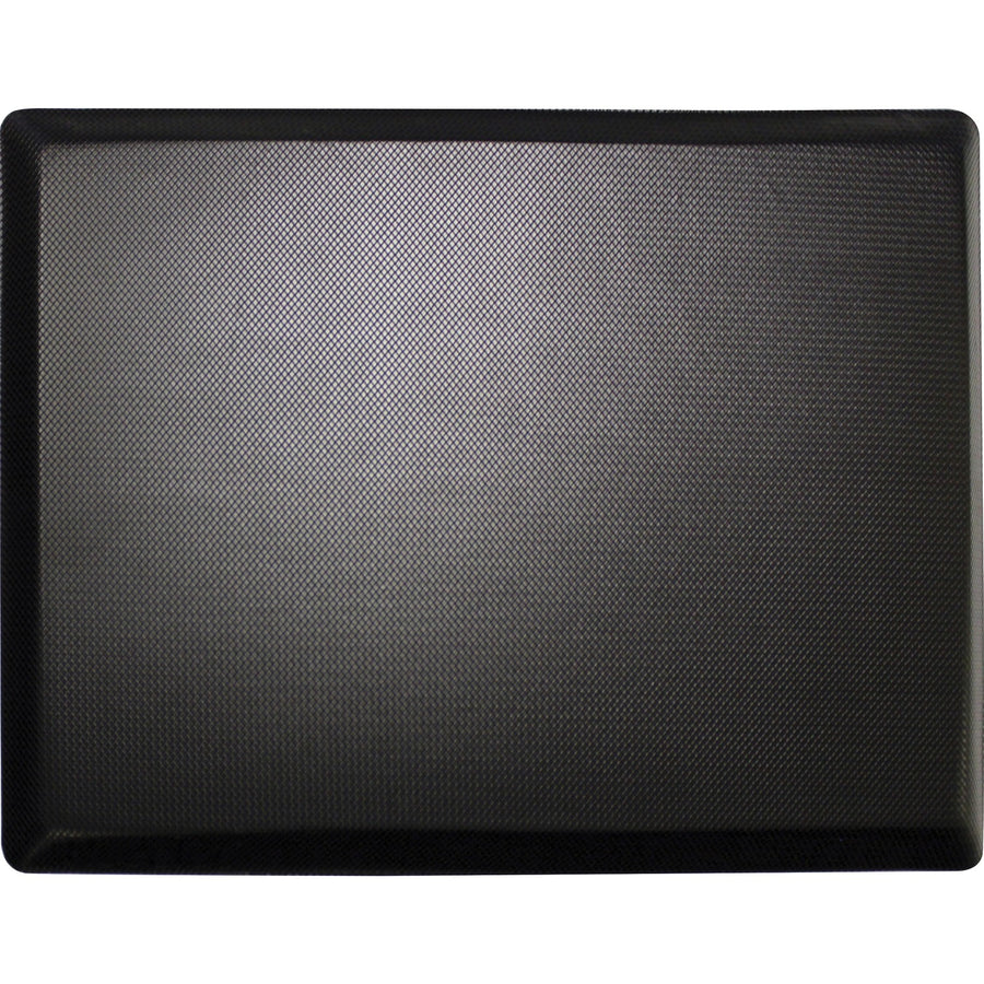 Lorell Energizing Sit/Stand Mat, Active Office, Black, Memory Foam, Anti-fatigue, LLR99985
