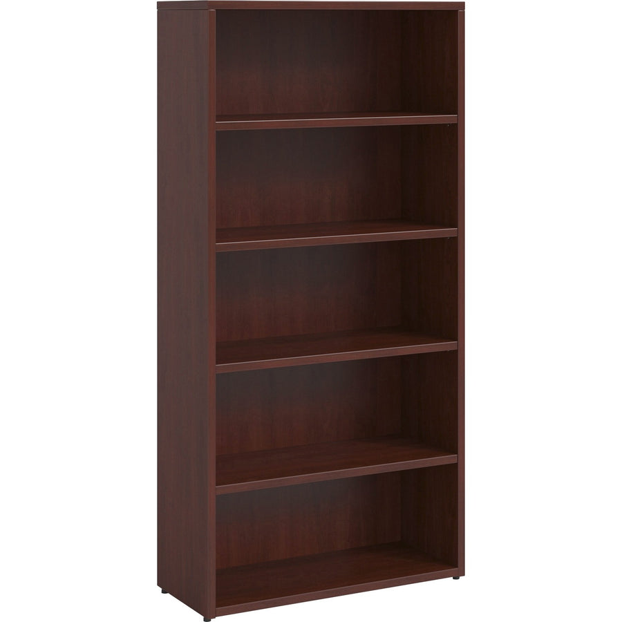 Lorell Prominence 2.0 Bookcase, 1" Thickness - Top, Particleboard, Fragile, LLRPBK3469MY