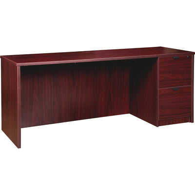 Lorell Prominence 2.0 Right-Pedestal Credenza, Other, LLRPC2466RMY