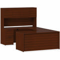 Lorell Prominence 2.0 Double-Pedestal Desk, Brown, LLRPD3672DPMY