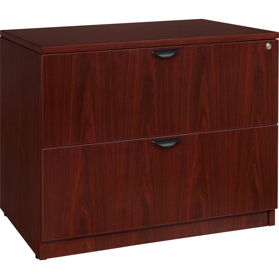 Lorell Prominence 2.0 Lateral File, 29" Height x 36" Width x 22" Depth, Laminate, Adjustable Glide, LLRPL2236MY