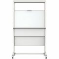 ACCO Quartet Motion Dual-Track Mobile Magnetic Dry-Erase Easel, QRTECM4068DT