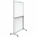 ACCO Quartet Motion Dual-Track Mobile Magnetic Dry-Erase Easel, QRTECM4068DT
