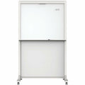 ACCO Quartet Motion Dual-Track Mobile Magnetic Dry-Erase Easel, QRTECM4068DT
