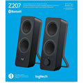 Logitech Z207 Bluetooth Speaker System - 5 W RMS - Black, 1 Set, LOG980001294