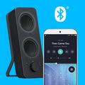 Logitech Z207 Bluetooth Speaker System - 5 W RMS - Black, 1 Set, LOG980001294
