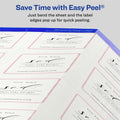 Avery Sure Feed Glossy Labels, Crystal Clear, 1 Pack, AVE22853