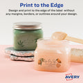 Avery Sure Feed Glossy Labels, Crystal Clear, 1 Pack, AVE22854