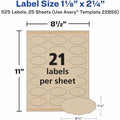 Avery Multipurpose Label, Matte, 1 Pack, AVE22855