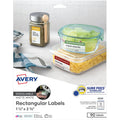 Avery Dissolvable Rectangle Labels, White, 1 Pack, AVE4224