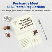 Avery® Postcards, Ivory, Two-Sided, 4-1/4" x 5-1/2" , 100 Cards (5919), 1 Box