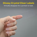 Avery Easy Peel High Gloss Clear Mailing Labels, 1 Pack, AVE6520