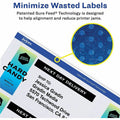 Avery Shipping Labels, Glossy, Clear, 2" x 4", 100 Labels (6522), 1 Pack, AVE6522