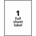 Avery Shipping Address Labels, Full Sheet Labels, Permanent, 500 Labels (91201), White, 500 / Box, AVE91201