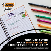 BIC Gel-ocity .7mm Retractable Pen, 1 Dozen