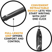 BIC Gel-ocity .7mm Retractable Pen, 1 Dozen